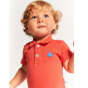 Body Infantil Bebê Menino Amiguinhos – Tam. 3 a 12 meses – Royal e Vermelho