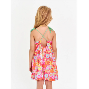Vestido Infantil Estampa Eu Amo Frutinhas – Tam. 2 a 12 anos – Cereja